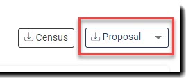Screenshot showing the Proposal button