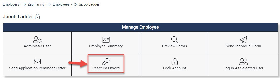 Screenshot showing the Employee Hub